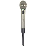 Microfone Vinik Vocal com Fio e Adaptador para Uso Sem Fio Mv-70 Prata