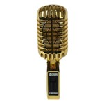 Ficha técnica e caractérísticas do produto Microfone Vintage Dourado Csr/yoga 56g