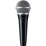 Ficha técnica e caractérísticas do produto Microfone Vocal com Fio Preto PGA48-LC Shure