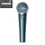 Ficha técnica e caractérísticas do produto Microfone Vocal Dinâmico Supercardioide Beta 58a - Shure