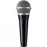 Ficha técnica e caractérísticas do produto Microfone Vocal PGA48-LC Preto SHURE