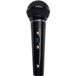 Microfone Vocal Profissional Sm-58 P4 Preto Brilhante Leson