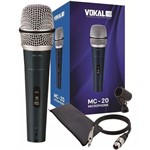 Ficha técnica e caractérísticas do produto Microfone VOKAL com Fio MC20