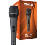 Ficha técnica e caractérísticas do produto Microfone VOKAL com Fio MC30