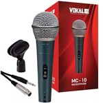 Ficha técnica e caractérísticas do produto Microfone VOKAL com Fio MC10