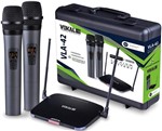 Ficha técnica e caractérísticas do produto Microfone VOKAL Vla-42 S/ Fio Lithium