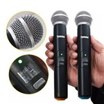 Microfone Wireless Profissional Sem Fio - 96 DB e Alcance de Até 60 M - Tomate