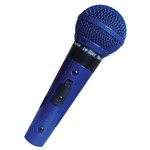 Ficha técnica e caractérísticas do produto Microfone XLR 3 Pinos X P10 com Fio Azul Sm-58b Leson