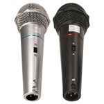 Ficha técnica e caractérísticas do produto Microfones de Mão 505 Dinâmicos Xlr 3 Pinos (2 Peças) – Csr