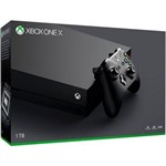 Microsoft - Xbox One X 1Tb Console com 4K Ultra Blu-Ray - Preto-Cyv-00001