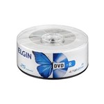 Ficha técnica e caractérísticas do produto Mídia DVD-R 16x 4,7GB 120min C/25 Unidades Elgin