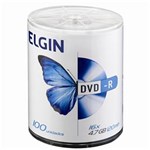 Ficha técnica e caractérísticas do produto Mídia Elgin DVD-R 4.7 GB 16 X – 100 Unidades