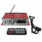 Ficha técnica e caractérísticas do produto Mini Amplificador Modulo Kinter Ma-120 2 Canais Audio Hi-Fi Stereo Mp3 USB Sd Fm Digital Player