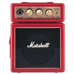 Ficha técnica e caractérísticas do produto Mini Amplificador P/ Guitarra Marshall - MS-2R Red - AP0097