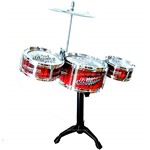 Ficha técnica e caractérísticas do produto Mini Bateria Infantil Educativa Instrumento Música Jazz Drum