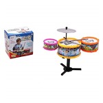Ficha técnica e caractérísticas do produto Mini Bateria Musical Infantil Jazz Drum