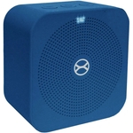 Mini Caixa De Som Bluetooth Portátil Bateria Recarregável 5W Azul Pequena Entrada Cartão TF Auxiliar Moderna Xtrax