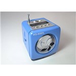 Ficha técnica e caractérísticas do produto Mini Caixa de Som com Fm Ws-908rl Azul