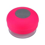 Mini Caixa de Som Portátil Bluetooth Rosa Bts-06