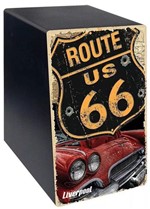 Ficha técnica e caractérísticas do produto Mini Cajon Estampa Route 66 Liverpool CAJ ROUT