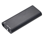 Ficha técnica e caractérísticas do produto Mini Gravador de Voz Digital 8GB ou 16GB USB ditafone MP3 Player