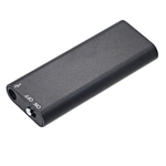 Ficha técnica e caractérísticas do produto Mini Gravador de Voz Digital Portátil 8GB ou 16GB USB MP3 Dictaphone