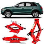 Ficha técnica e caractérísticas do produto Mini Macaco Hidráulico Sanfona Automotivo Audi Q5 1,5 Toneladas com Alavanca