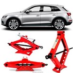 Ficha técnica e caractérísticas do produto Mini Macaco Hidráulico Sanfona Automotivo Audi Q5 2 Toneladas com Alavanca