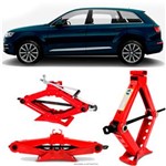 Ficha técnica e caractérísticas do produto Mini Macaco Hidráulico Sanfona Automotivo Audi Q7 1,5 Toneladas com Alavanca