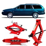 Ficha técnica e caractérísticas do produto Mini Macaco Hidráulico Sanfona Automotivo Ford Royalle 1 Tonelada com Alavanca