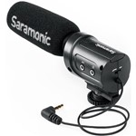 Ficha técnica e caractérísticas do produto Mini Microfone Condensador Saramonic SR-M3 com Montagem Integrada Shockmount
