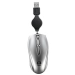 Ficha técnica e caractérísticas do produto Mini Mouse OACUTEPTICO C3 TECH MS3209-2 SSI USB Retratil Prata