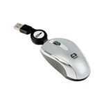 Ficha técnica e caractérísticas do produto Mini Mouse Opt Ms3209ssi Usb Prata Retratil C3tech