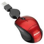 Ficha técnica e caractérísticas do produto Mini Mouse Retrátil USB Vermelho - Multilaser