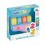 Ficha técnica e caractérísticas do produto Mini Piano Musical Infantil Brinquedo com Efeitos de Luz e Som Art Brink