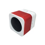 Mini Speaker Portátil LED/Micro SD/Vermelho K1