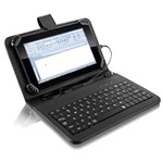 Ficha técnica e caractérísticas do produto Mini Teclado Multilaser para Tablet com Capa Compatível 10.1" - TC171