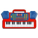 Ficha técnica e caractérísticas do produto Mini Teclado Musical - Vermelho - DTC