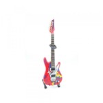 Ficha técnica e caractérísticas do produto Miniatura Guitarra Axe Heaven Satriani Vermelha