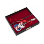 Ficha técnica e caractérísticas do produto Miniatura Guitarra Bandeira EUA - Natuarte