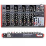 Ficha técnica e caractérísticas do produto Mixer 12 Canais NVK-1202 BT 220V - Novik