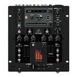 Ficha técnica e caractérísticas do produto Mixer Profissional P/ DJ de 2 Canais NOX202 Behringer com USB
