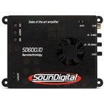 Ficha técnica e caractérísticas do produto Módulo Amplificador de Som Automotivo SounDigital SD600.1D 2 Ohms