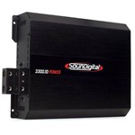Ficha técnica e caractérísticas do produto Módulo Amplificador Digital SounDigital SD3300.1D Power - 1 Canal - 3300 Watts RMS - 1 Ohm