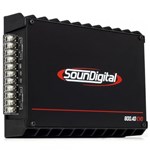 Ficha técnica e caractérísticas do produto Módulo Amplificador Digital SounDigital SD800.4D EVO II Black - 1044 Watts RMS - 2 Ohms