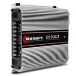 Ficha técnica e caractérísticas do produto Módulo Amplificador Digital Taramps DS800x4 800W RMS 2 Ohms 4 Canais Classe D