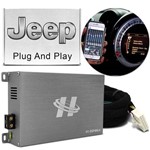 Módulo Amplificador Hurricane H1-dsp400.4 400w Rms 4 Canais 4 Ohms + Chicote Plug And Play Jeep