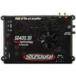 Ficha técnica e caractérísticas do produto Modulo Amplificador Sd 400.3d Soundigital