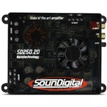 Ficha técnica e caractérísticas do produto Módulo Amplificador Soundigital Sd 250.2 250W Rms
