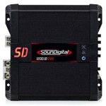 Ficha técnica e caractérísticas do produto Módulo Amplificador SounDigital SD1200.1D Evolution Ii 1200w Rms 1 Canal 1 Ohm